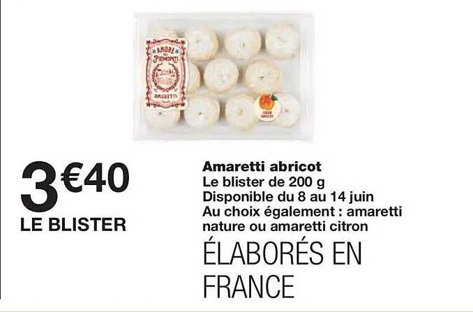 Amaretti abricot
