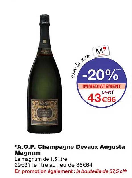 A.O.P. Champagne Devaux Augusta Magnum