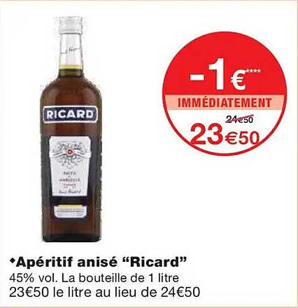 Apéritif anisé “Ricard”