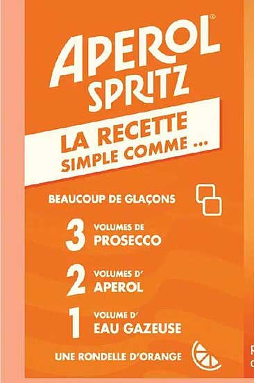 APEROL SPRITZ LA RECETTE SIMPLE COMME ...