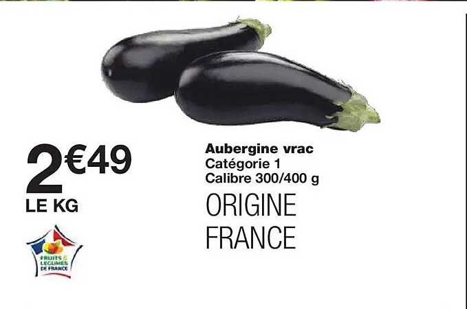 Aubergine vrac