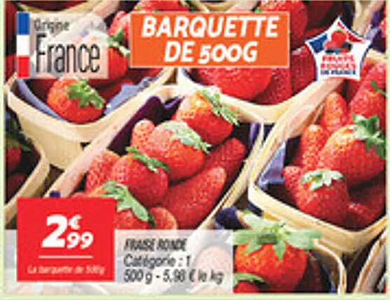 BARQUETTE DE 500G