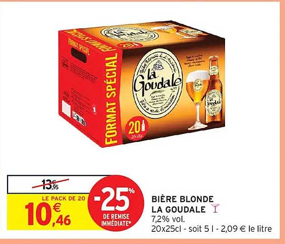 BIÈRE BLONDE LA GOUDALE