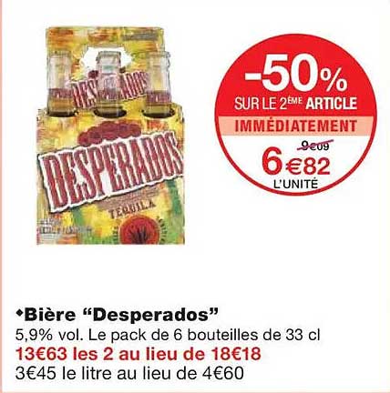 Bière “Desperados”
