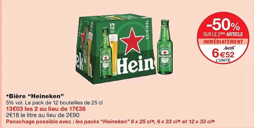 Bière “Heineken”
