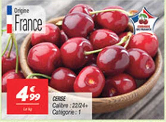 CERISEs Calibre : 22/24+ Catégorie 1