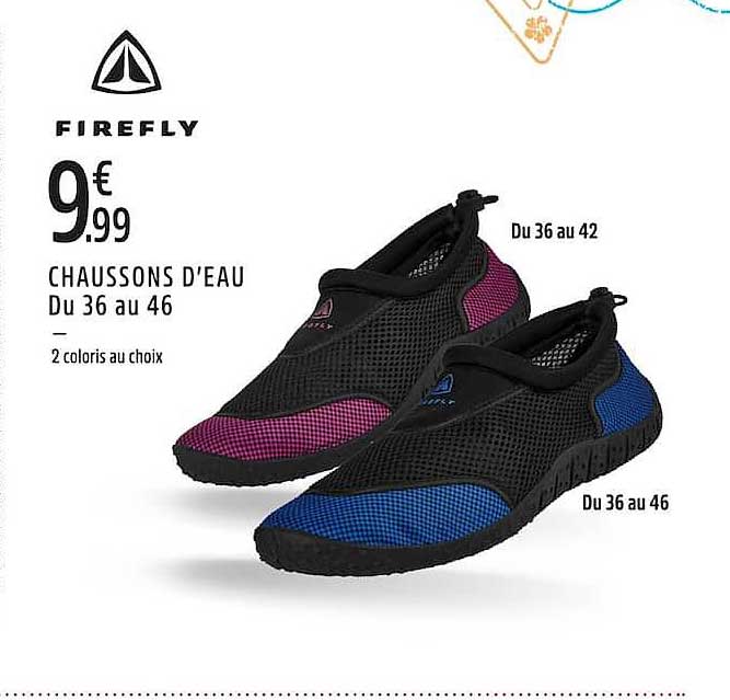CHAUSSONS D'EAU Du 36 au 46