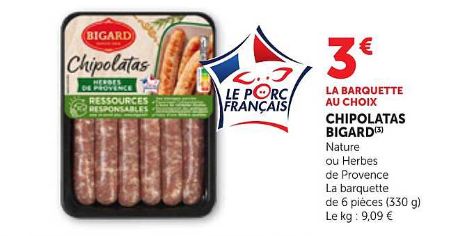 CHIPOLATAS BIGARD