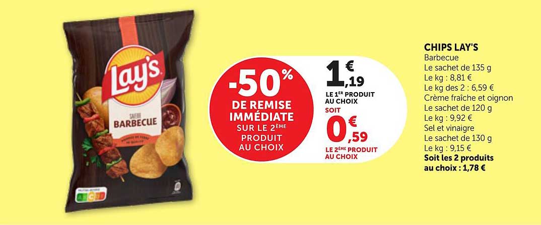 CHIPS LAY'S Barbecue