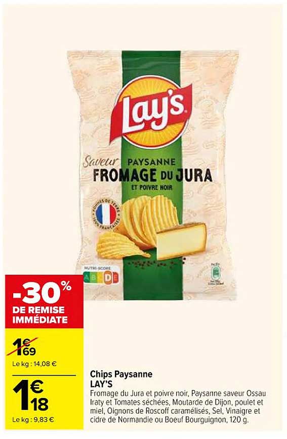 Chips Paysanne LAY'S