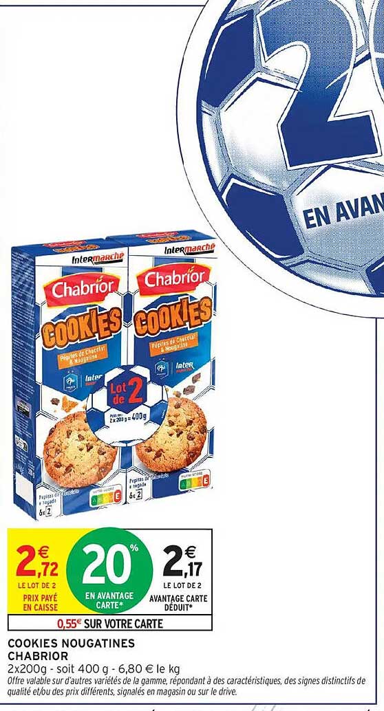 COOKIES NOUGATINES CHABRIOR