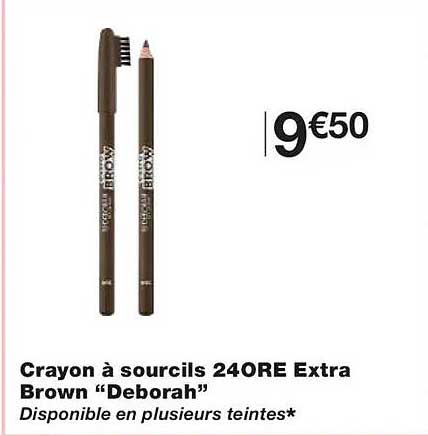 Crayon à sourcils 240RE Extra Brown “Deborah”