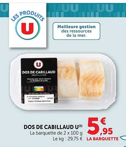 DOS DE CABILLAUD U