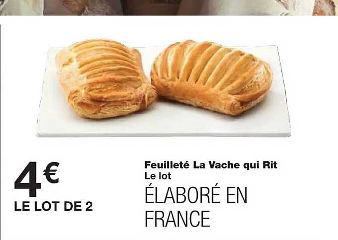 Feuilleté La Vache qui Rit Le lot ÉLABORÉ EN FRANCE