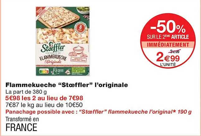 Flammekueche “Stoeffler” l’originale