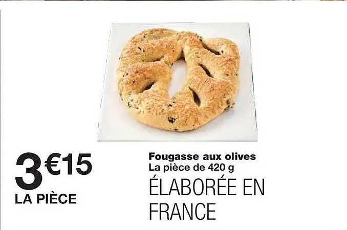 Fougasse aux olives