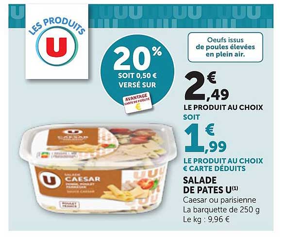 LES PRODUITS U