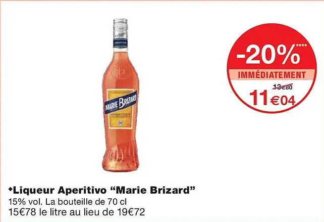 Liqueur Aperitivo “Marie Brizard”