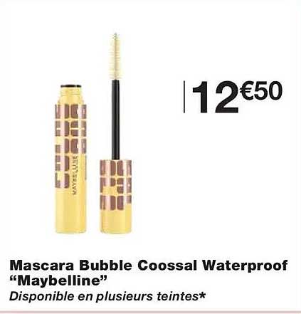 Mascara Bubble Coossal Waterproof “Maybelline”