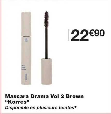 Mascara Drama Vol 2 Brown “Korres”