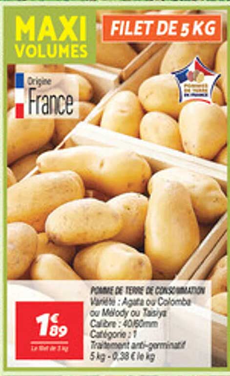 MAXI VOLUMES FILET DE 5 KG