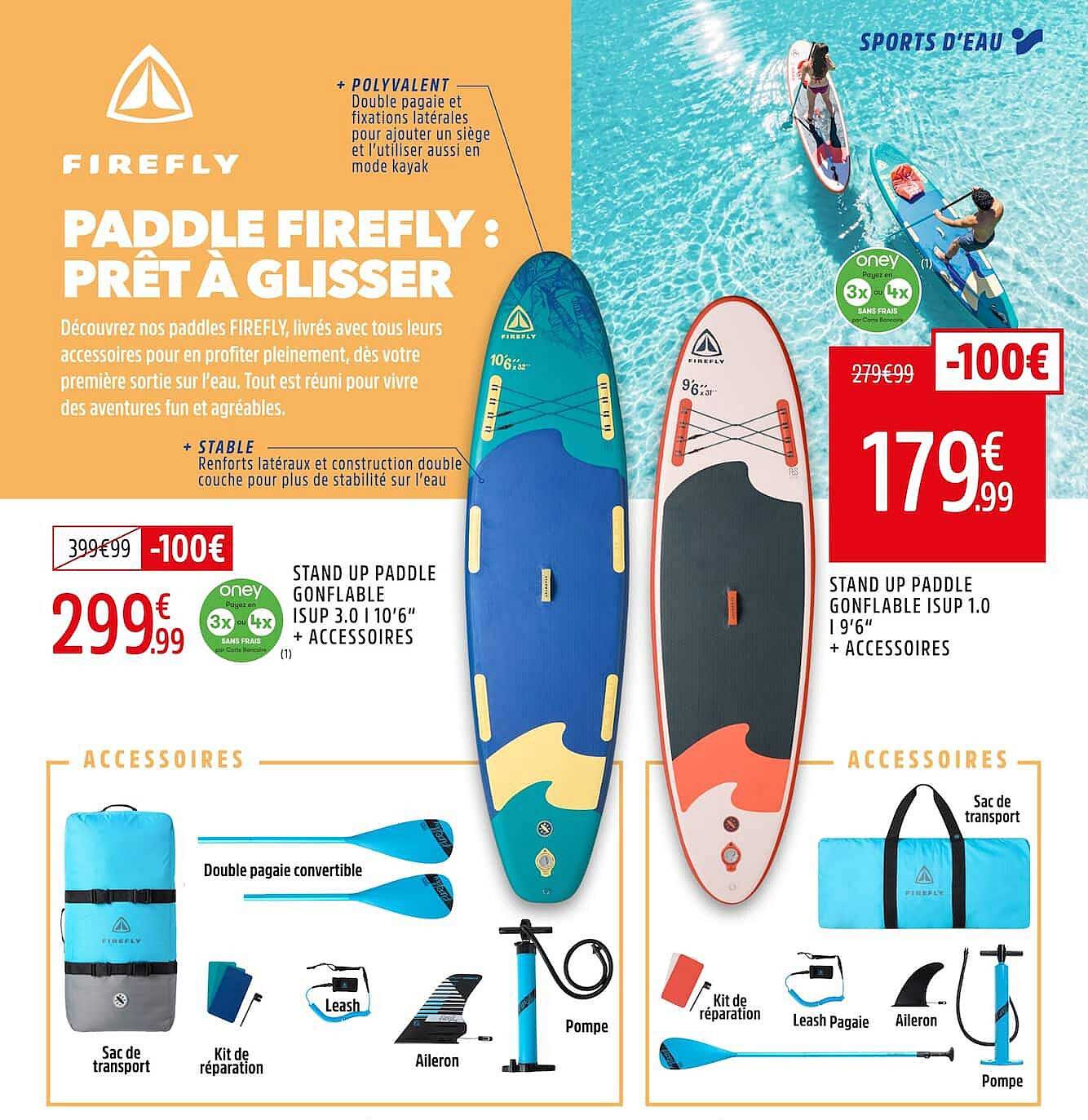 PADDLE FIREFLY : PRÊT À GLISSER