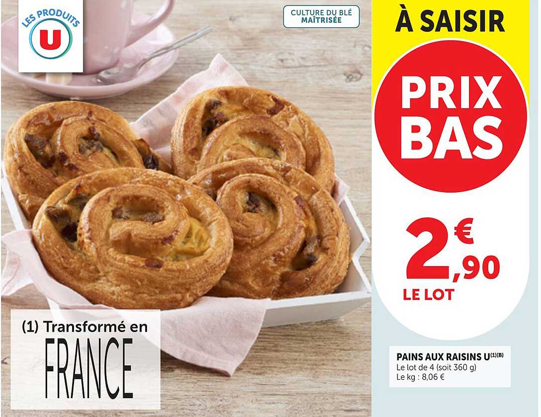PAINS AUX RAISINS U(1)(B)