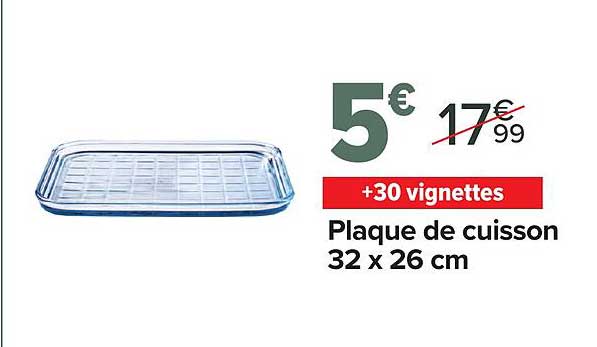 Plaque de cuisson 32 x 26 cm