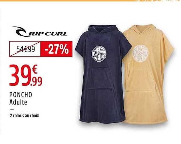 PONCHO Adulte