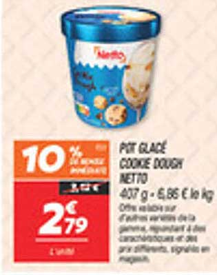 POT GLACE COOKIE DOUGH NETTO