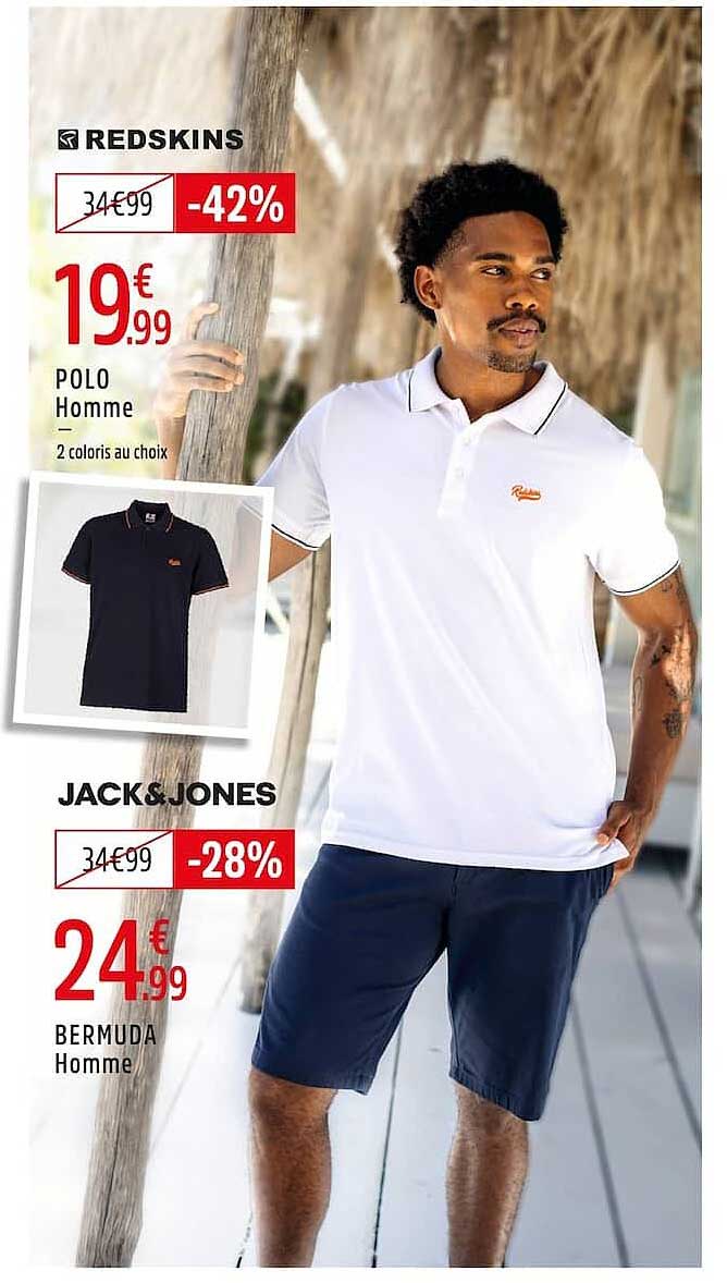 REDSKINS POLO Homme 2 coloris au choix