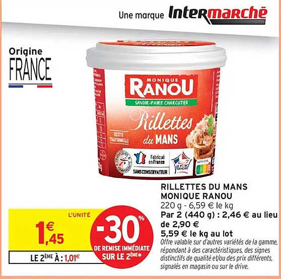 RILLETTES DU MANS MONIQUE RANOU