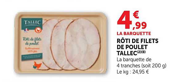 Rôti de filets de poulet TALLEC