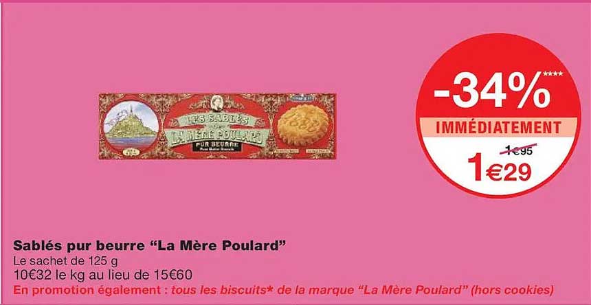 Sablés pur beurre “La Mère Poulard”