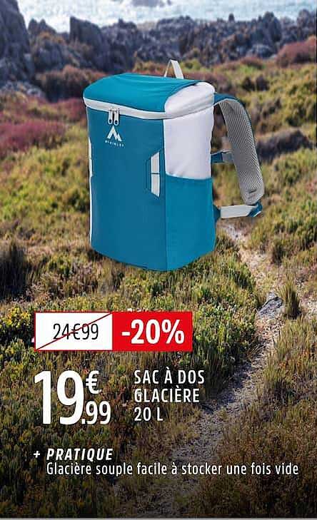 SAC À DOS GLACIÈRE 20 L