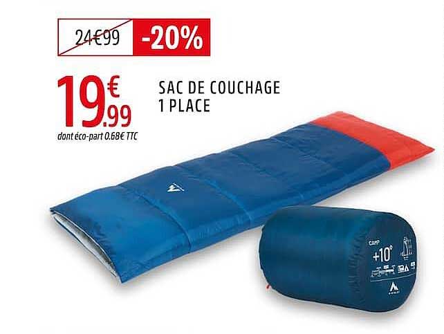 SAC DE COUCHAGE 1 PLACE