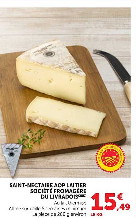 SAINT-NECTAIRE AOP LAITIER SOCIÉTÉ FROMAGÈRE DU LIVRADOIS(2)(D)