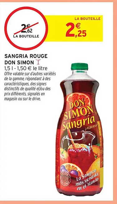 SANGRIA ROUGE DON SIMON