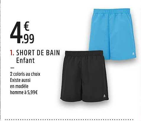 SHORT DE BAIN Enfant