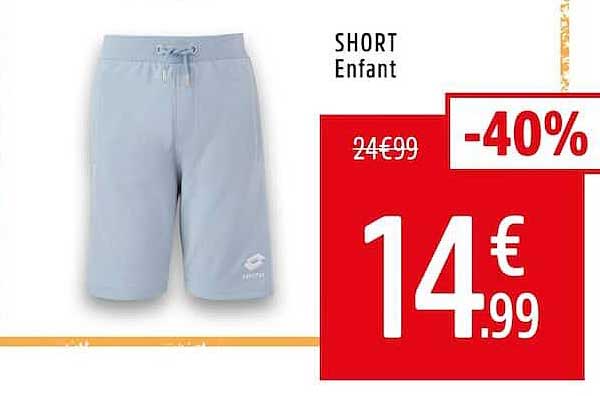 SHORT Enfant