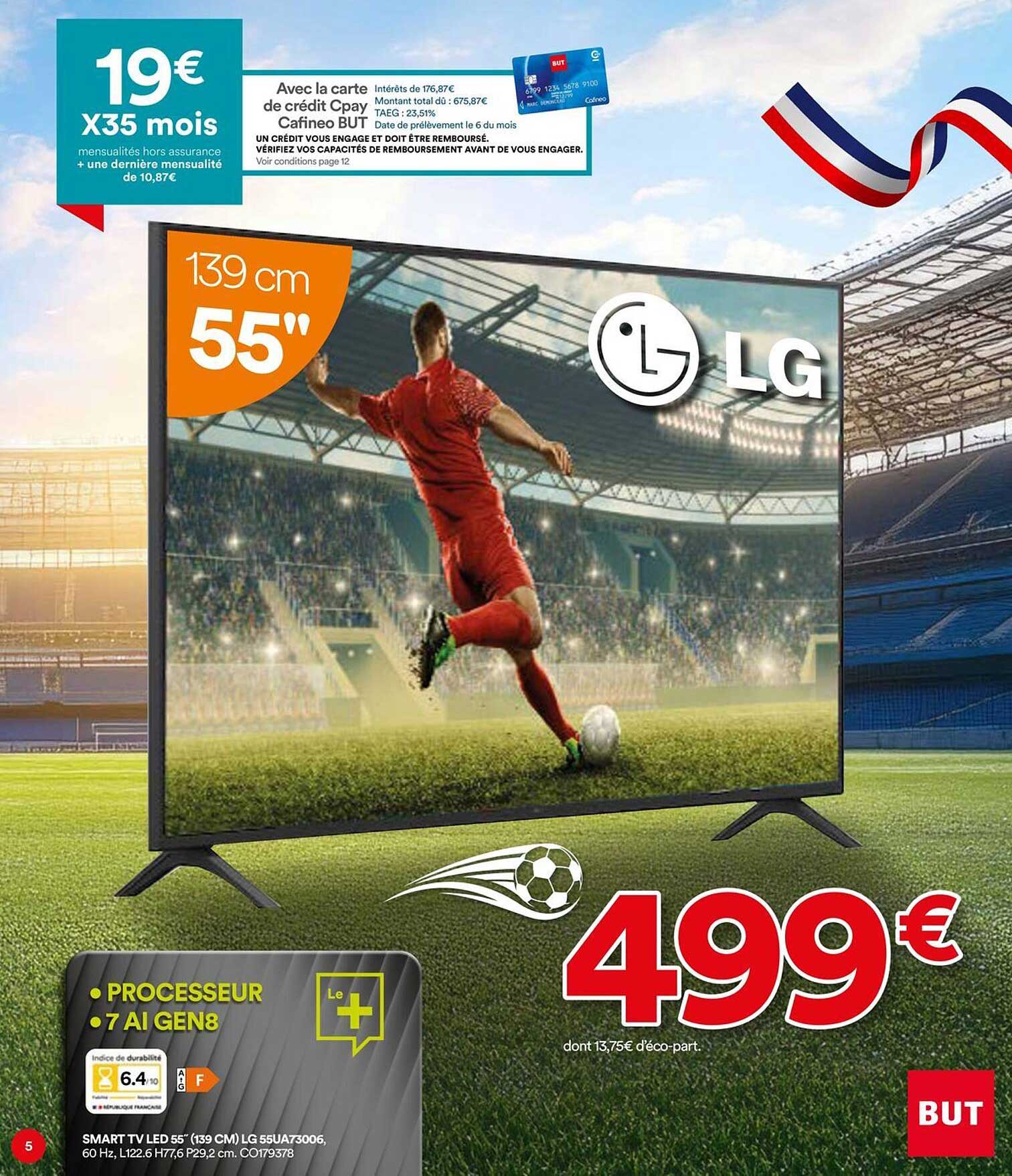 SMART TV LED 55'' (139 CM) LG 55UA73006