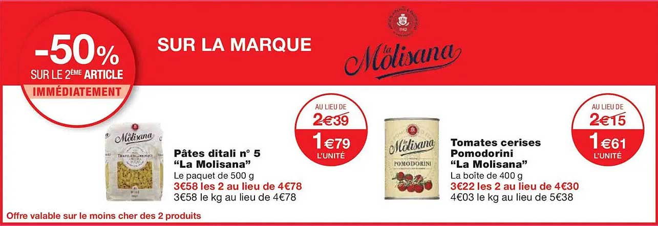 SUR LA MARQUE La Molisana