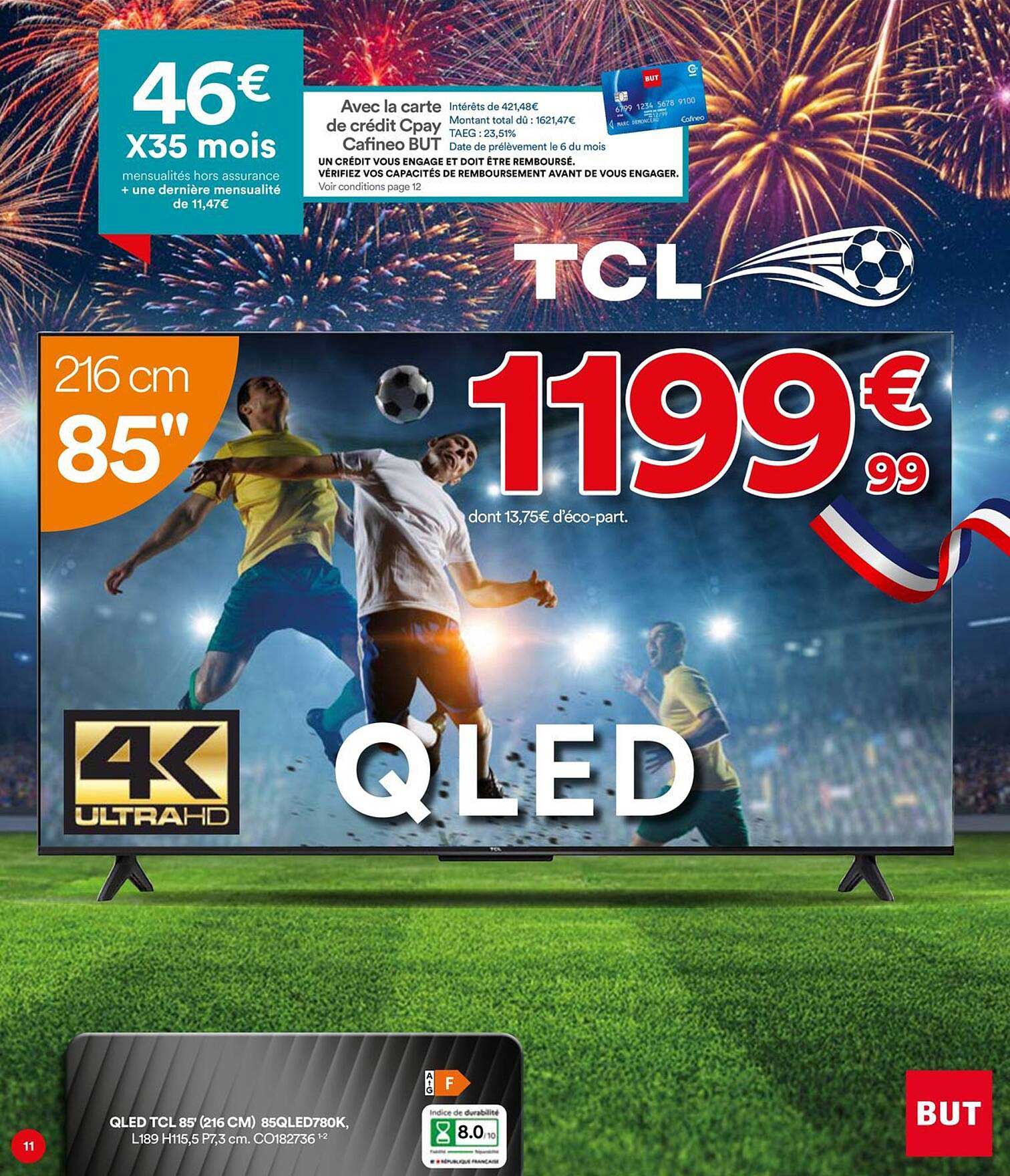 TCL QLED 85'' (216 CM) 85QLED780K