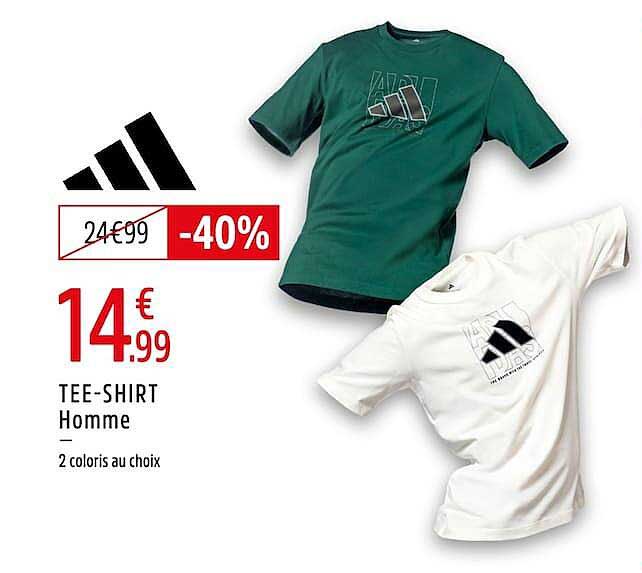 TEE-SHIRT Homme - 2 coloris au choix