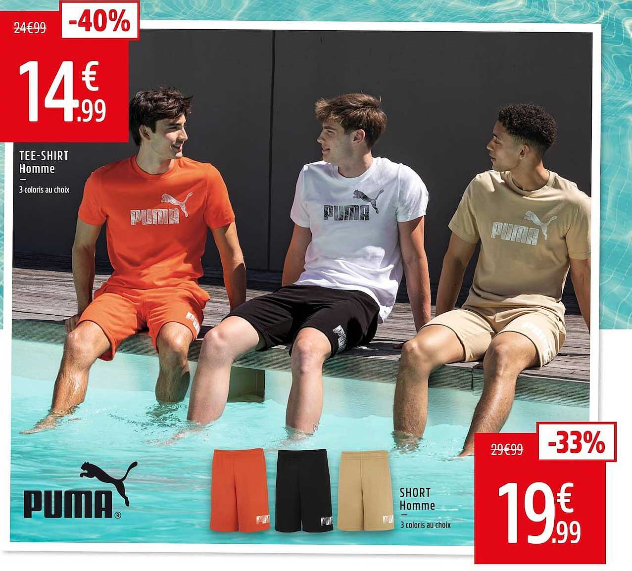 TEE-SHIRT Homme — 3 coloris au choix
