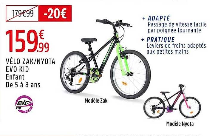 VÉLO ZAK/NYOTA EVO KID Enfant De 5 à 8 ans