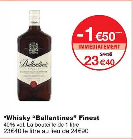 Whisky “Ballantines” Finest