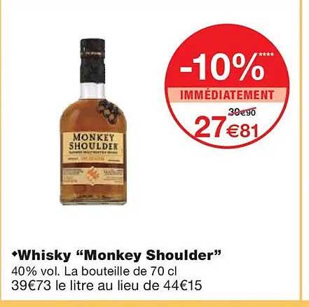 Whisky "Monkey Shoulder"