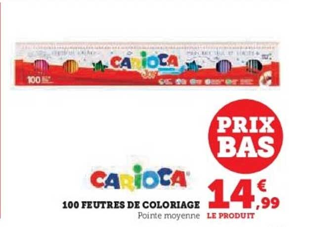 100 FEUTRES DE COLORIAGE