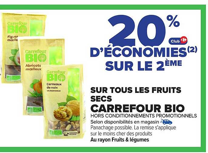 20% D’ÉCONOMIES SUR LE 2ÈME